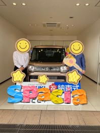 NEWスペーシアご納車いたしました！